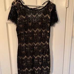 Black Lace cocktail dress
